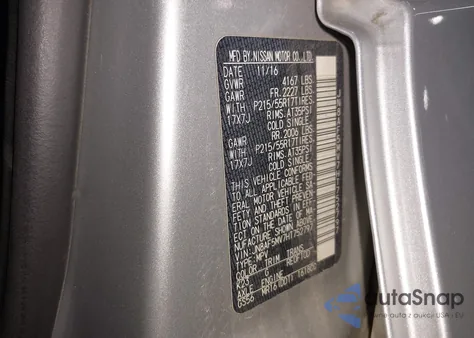 2017 Nissan Juke Sv из США, поврежденный, VIN JN8AF5MV7HT752797